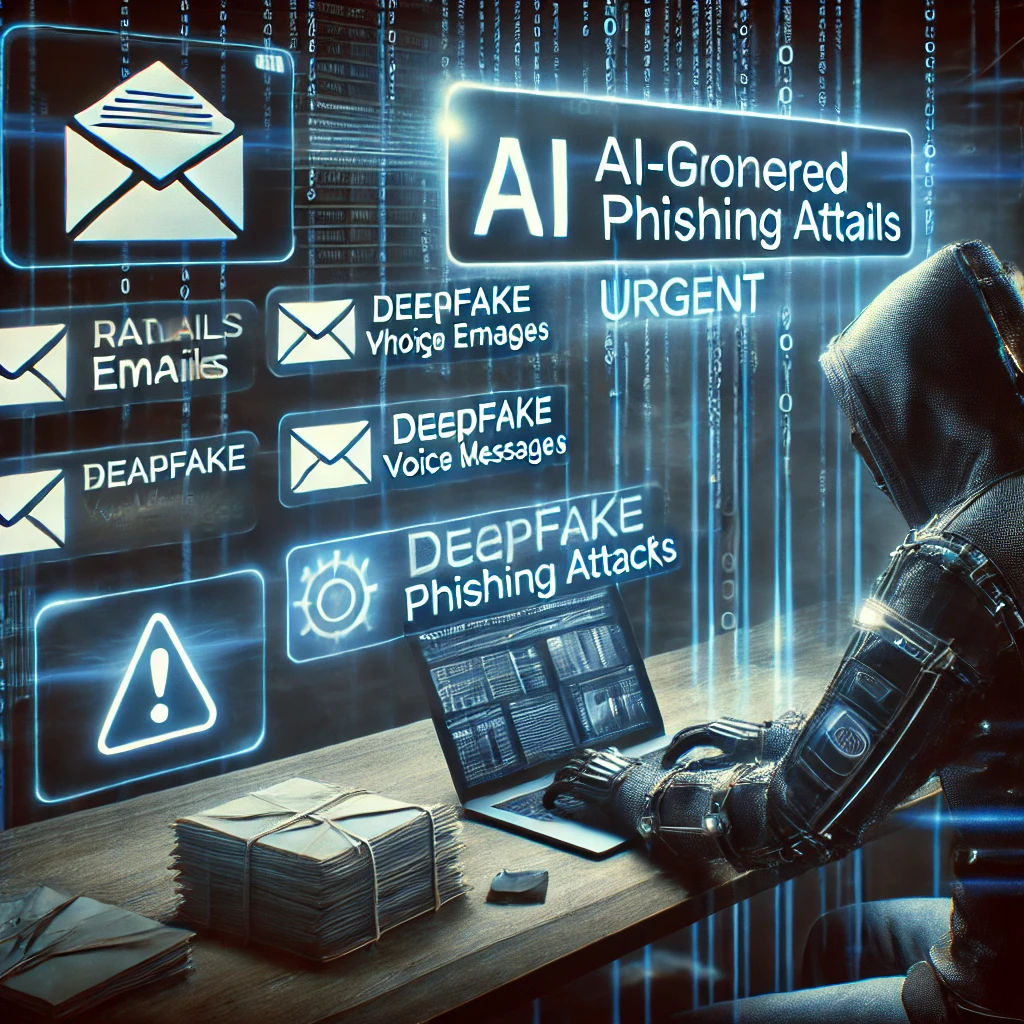 AI-Assisted Hacking: AI-generated phishing emails designed to mimic real human communication.