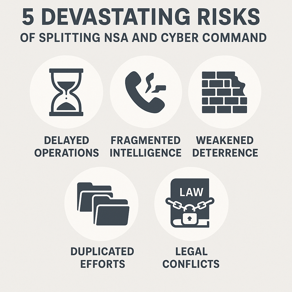 Five devastating risks if NSA and Cyber Command are split
