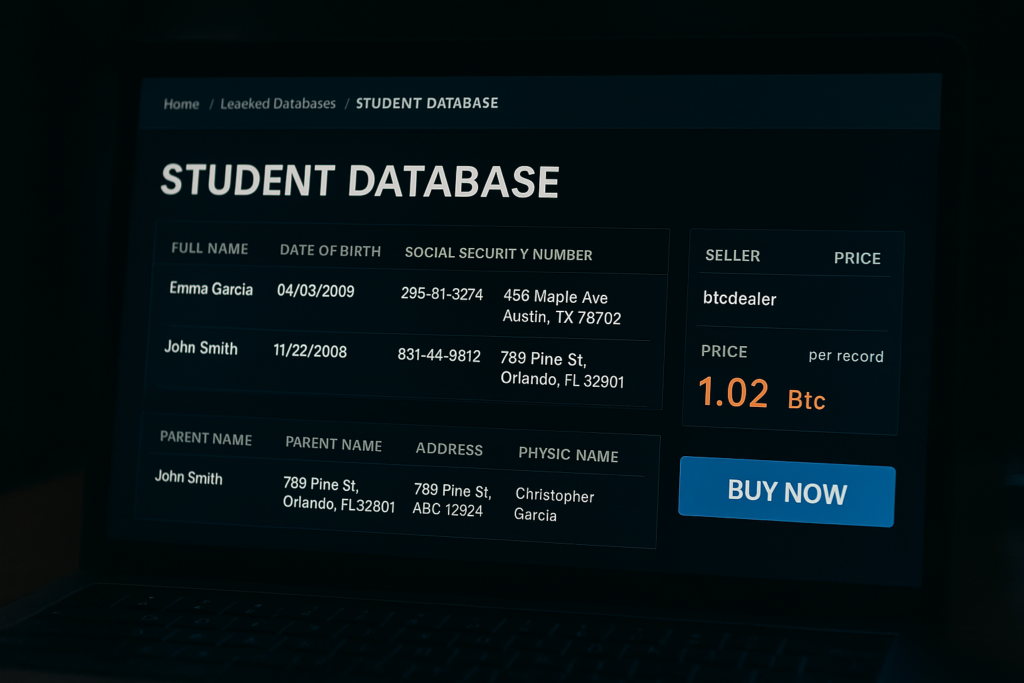 School Cybersecurity Data Breach