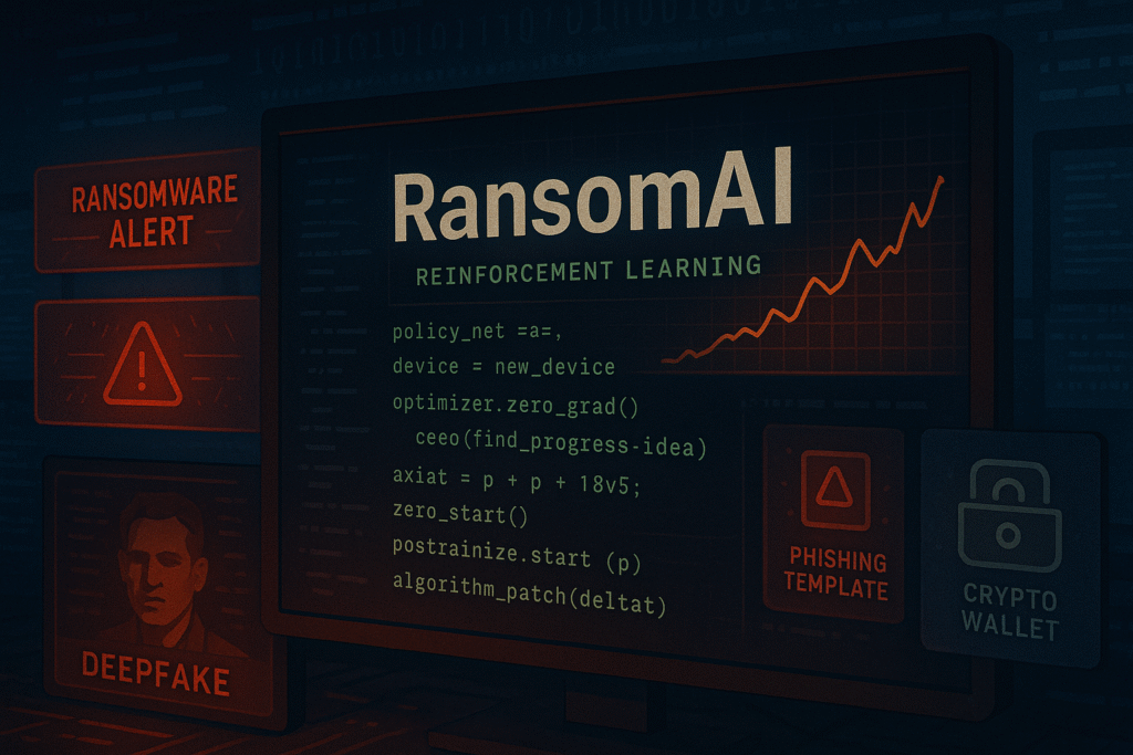 Autonomous AI tools like RansomAI used in modern cyberattacks