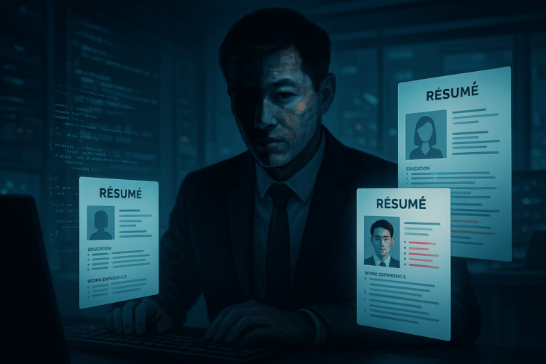 NOrth KOrean deepfake job scam: AI-generated deepfake hacker impersonating remote IT worker in cybersecurity job scam