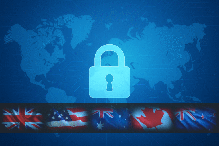 Hero image depicting Five Eyes alliance global cybersecurity cooperation and allied intelligence sharing