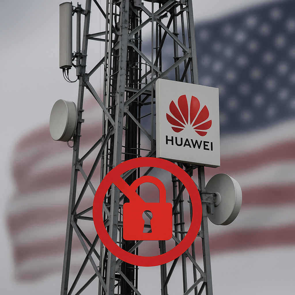 Huawei 5G dispute highlighting Five Eyes alliance cybersecurity risks under Trump foreign policy
