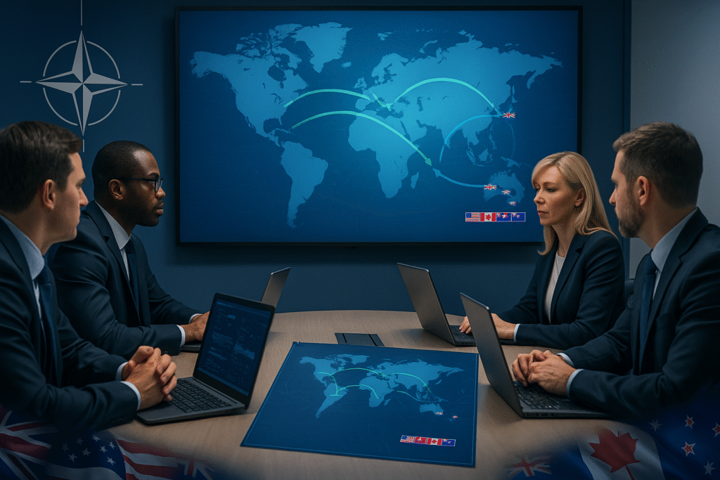 NATO intelligence cooperation strengthened by Five Eyes alliance cybersecurity collaboration