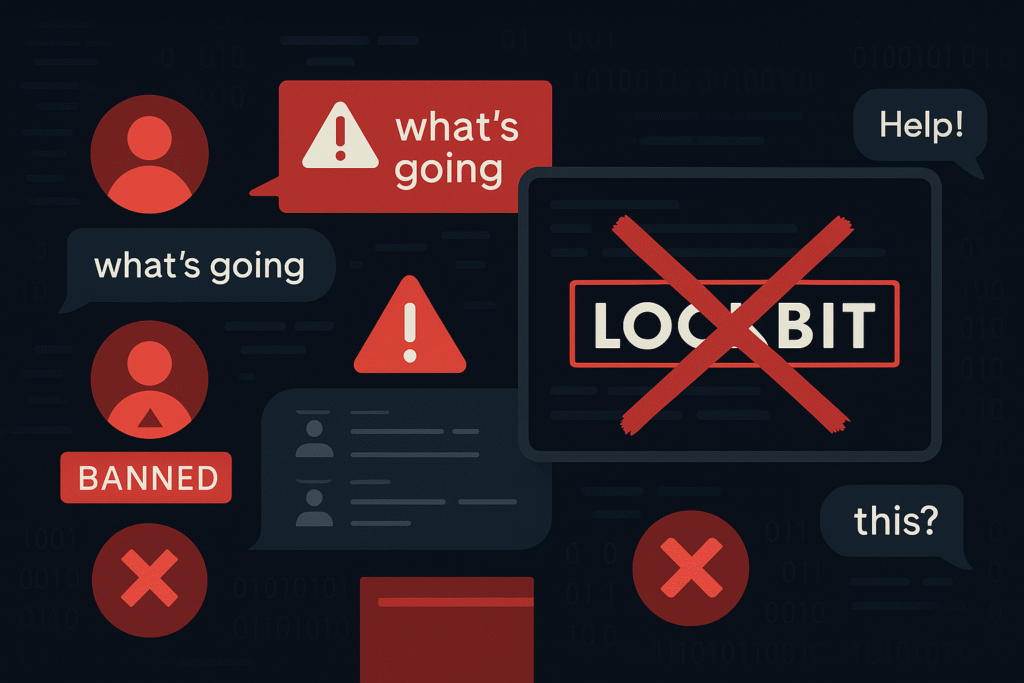 LockBit ransomware trust collapse shown on dark web forums after affiliate leak