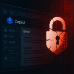 Illustration of Microsoft Copilot malware infiltrating AI-assisted email systems
