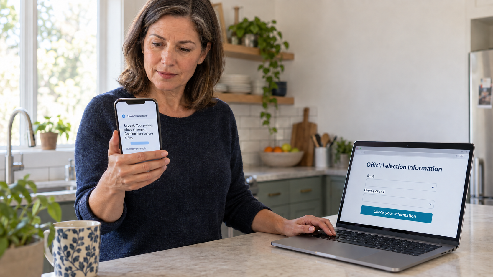 Election Scams in 2026: How to Verify Voting Texts, Donation Links, and Polling-Place Information